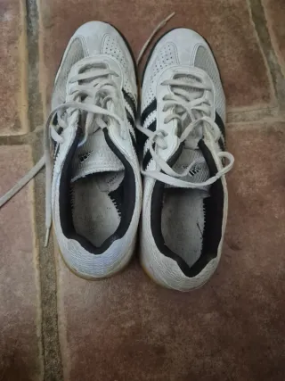 Zapatillas Adidas Fútbol Sala Negras Blancas