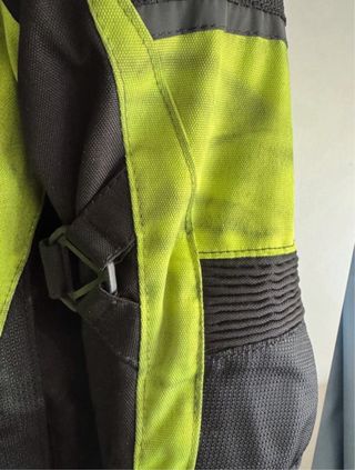 Chaqueta Moto 4 Estaciones Negra y Flúor