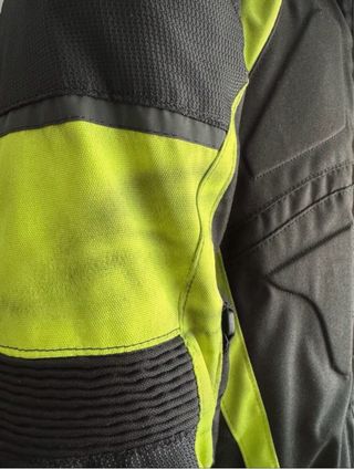 Chaqueta Moto 4 Estaciones Negra y Flúor