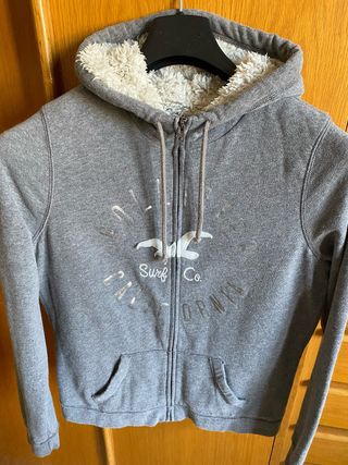 Felpa Hollister foderata pelliccia L