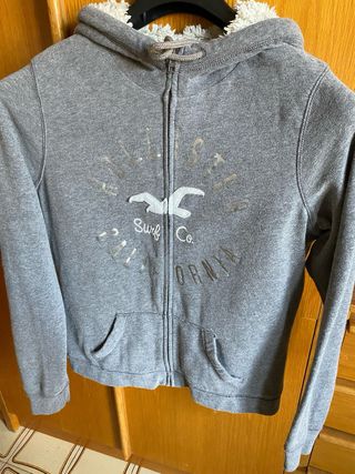 Felpa Hollister foderata pelliccia L