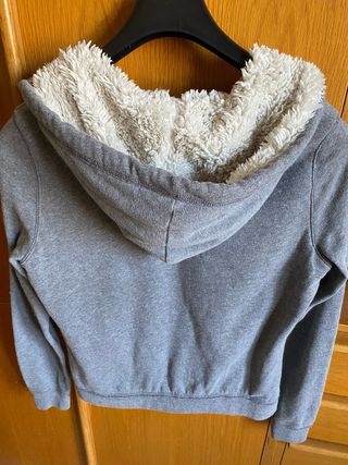 Felpa Hollister foderata pelliccia L