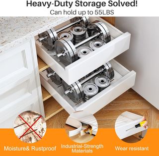 Cajón Extensible Cocina 30x43x9cm