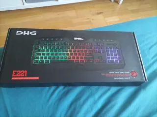 Teclado Gaming DHG E221 Multimedia RGB