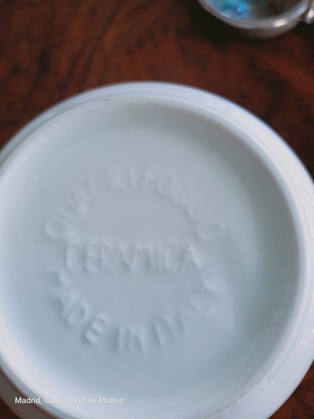 Tazas de desayuno italianas de porcelana