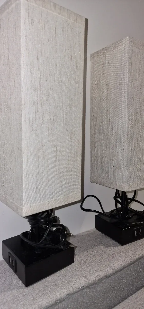 Lamparas elegantes con Puertos USB