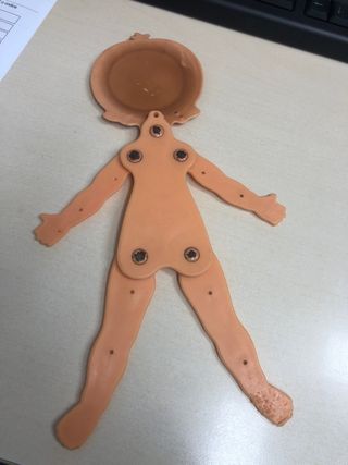 Bambola Sebino Vintage Anni 70 Pieghevole