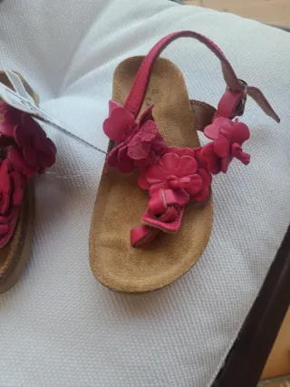 Sandalias niña flores talla 22/23