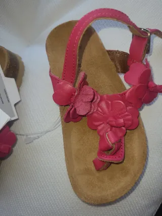 Sandalias niña flores talla 22/23