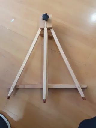 Caballete Mesa Madera Haya Plegable