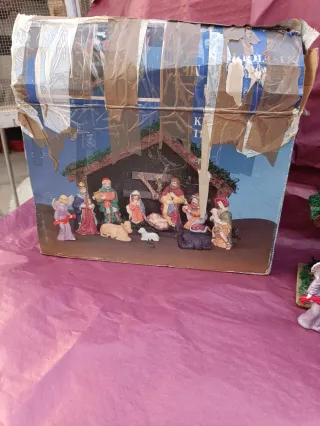 Belén completo de porcelana