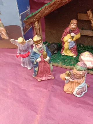 Belén completo de porcelana