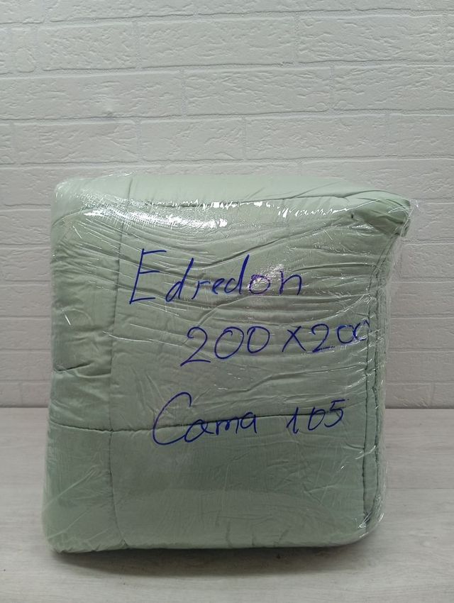 Edredón Utopia Bedding 200x200 cm Verde