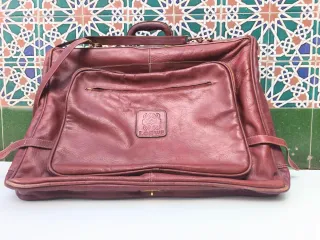 Portatrajes Loewe Cuero Marrón