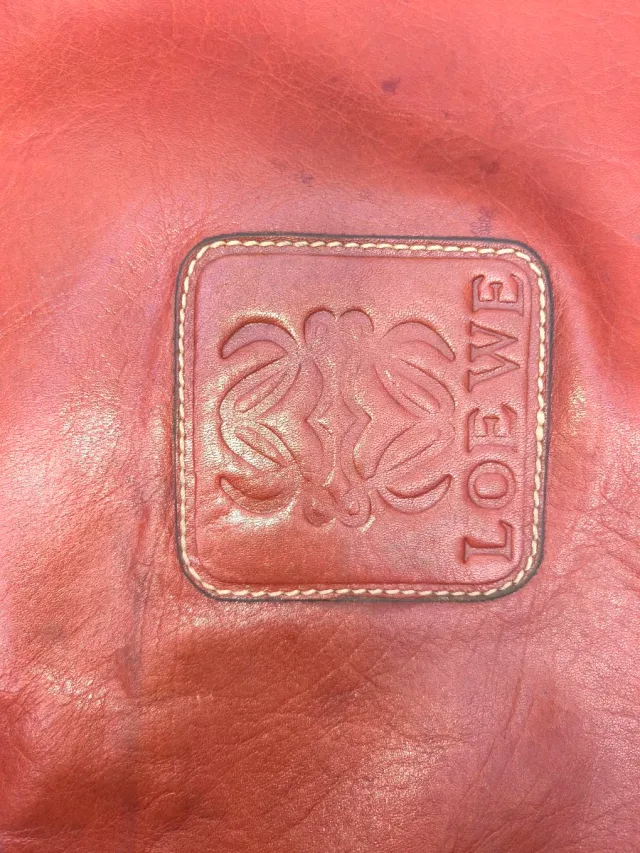 Portatrajes Loewe Cuero Marrón