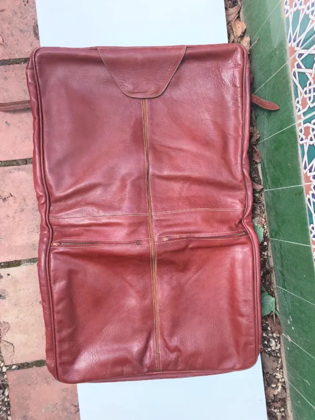 Portatrajes Loewe Cuero Marrón