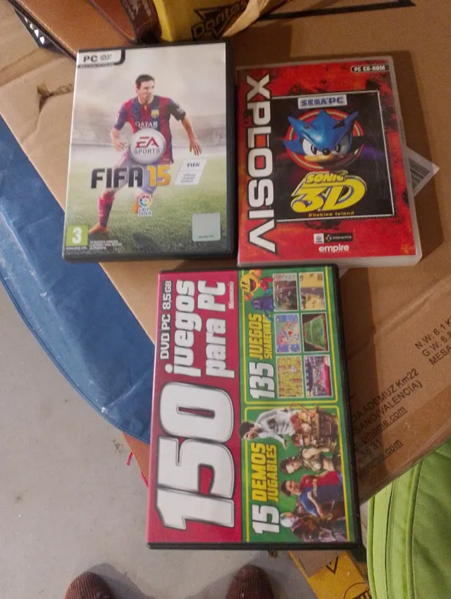Lote Juegos PC: FIFA 15, Sonic 3D, 150 Juegos