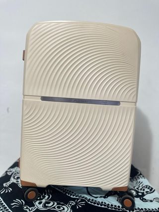 Maleta K-Way Beige con Ruedas