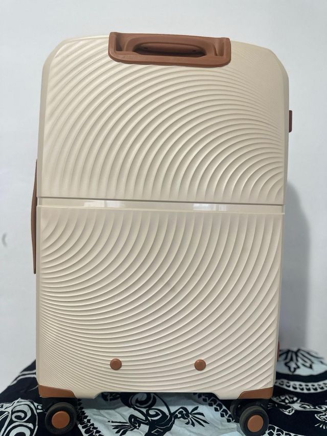 Maleta K-Way Beige con Ruedas