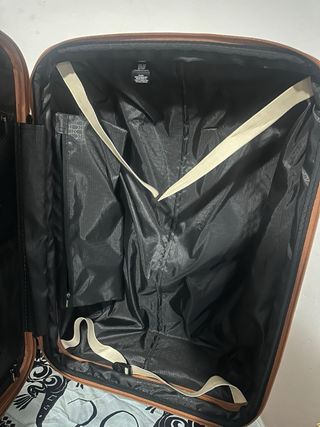 Maleta K-Way Beige con Ruedas