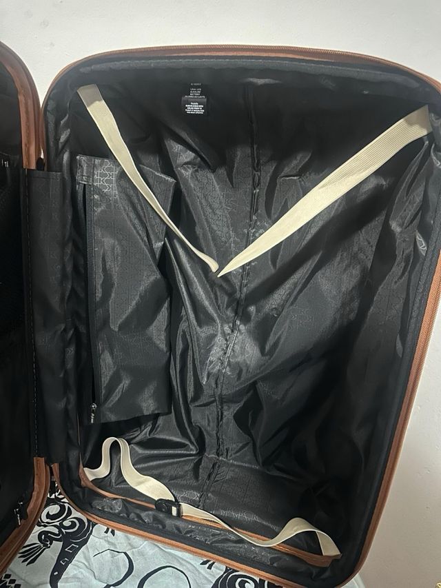 Maleta K-Way Beige con Ruedas