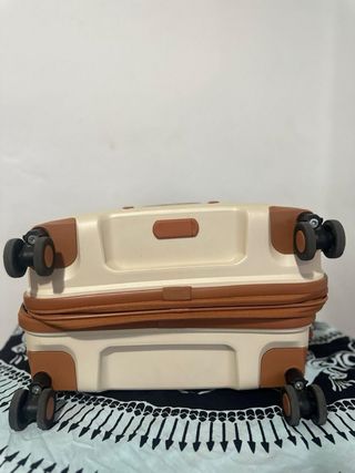 Maleta K-Way Beige con Ruedas