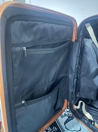 Maleta K-Way Beige con Ruedas