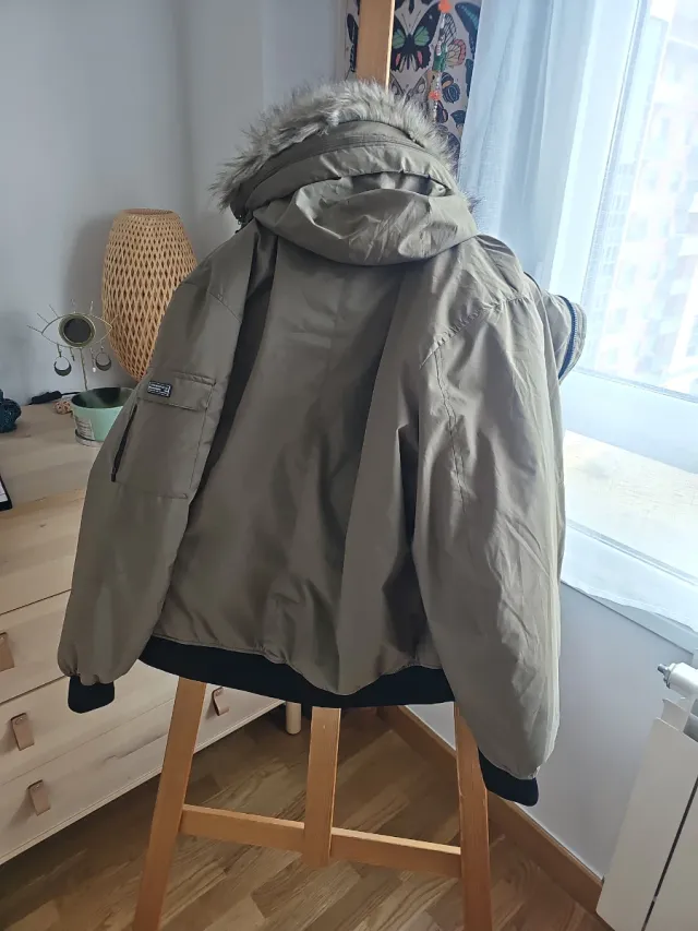 Cazadora Springfield beige y negra