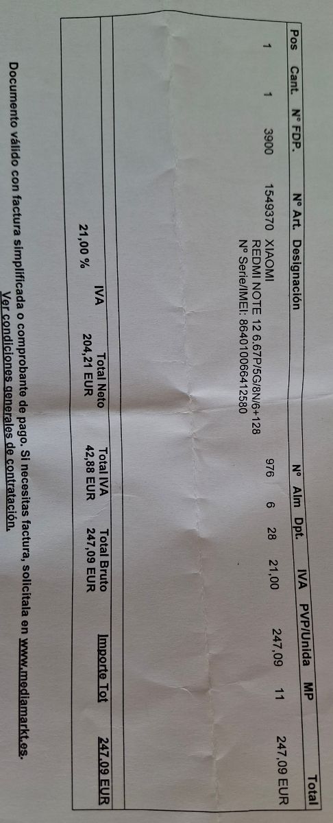 Xiaomi Redmi Note 12 5G Verde