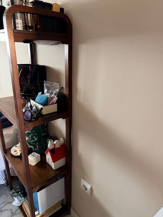 Estantería de madera 4 baldas