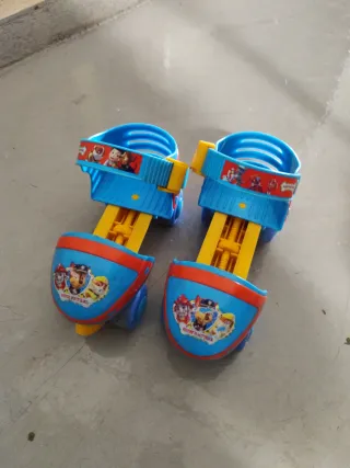 Patines Patrulla Canina con rodilleras y coderas