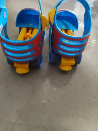 Patines Patrulla Canina con rodilleras y coderas