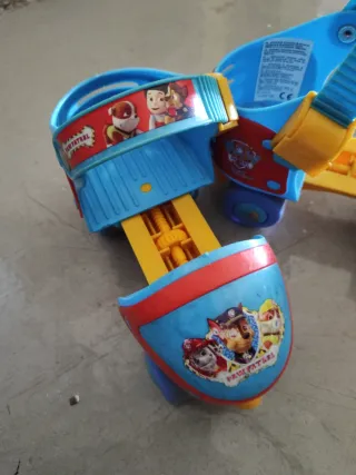 Patines Patrulla Canina con rodilleras y coderas