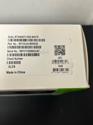 ASUS Dual RTX 4060 Ti 8GB GDDR6 OC