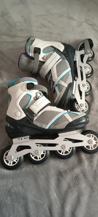Patines Oxelo Fit 5 Aluminium NÚMERO 39 (EU)