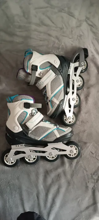 Patines Oxelo Fit 5 Aluminium NÚMERO 39 (EU)