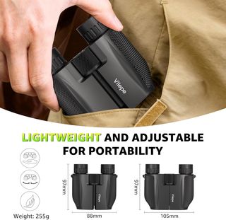 Prismáticos Vilepe 10x25 Compactos Nuevos