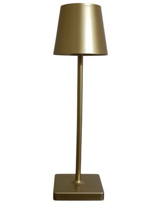 Lampada LED ricaricabile touch oro