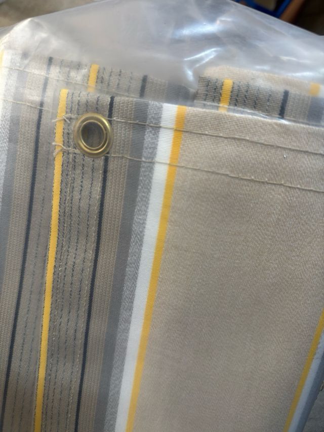 Cortina corredera Toldo Rayas