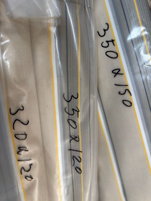 Cortina corredera Toldo Rayas