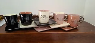 Set 4 Tazzine Caffè con Piattini Maison du Monde