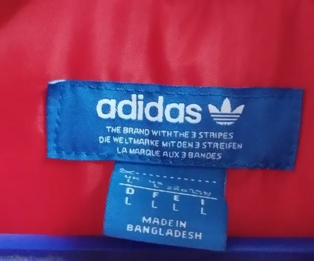 Chaqueta Adidas Roja con Capucha y Pelo