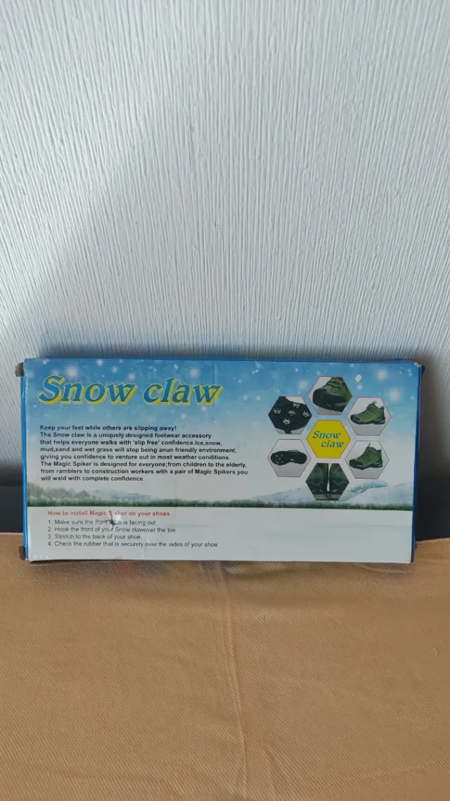 Crampones para nieve Snow Claw, taglia 36-40