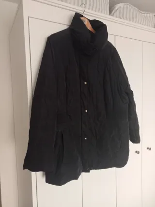 Abrigo S.Mode Negro Talla 52