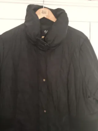 Abrigo S.Mode Negro Talla 52