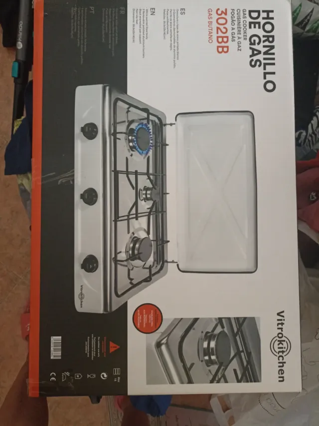 Hornillo de gas Vitrokitchen 302BB