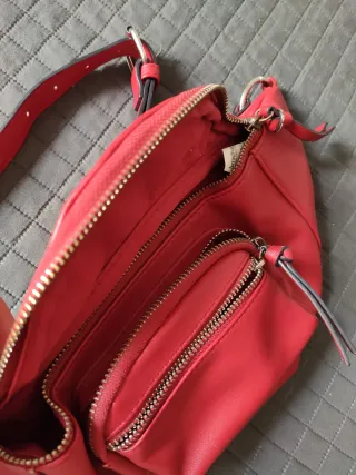Riñonera Mujer Stradivarius Roja