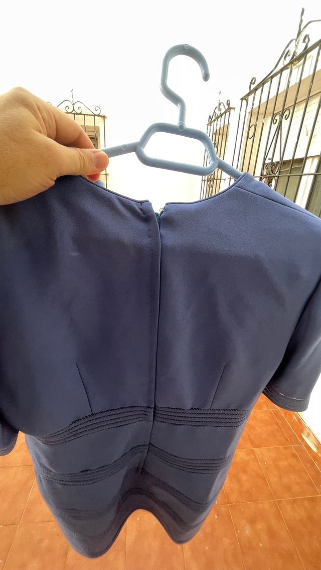 Vestido Pronovias Azul Talla M se regala falda