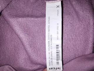 Sudadera rosa talla S