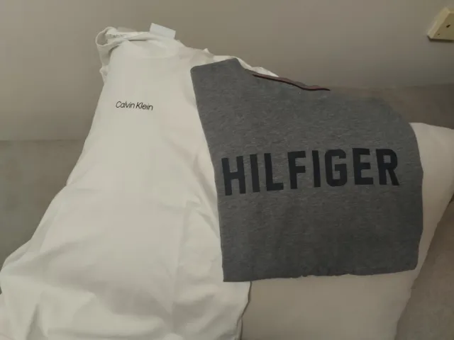 Lote 4 Camisetas Calvin Klein, Armani, Tommy